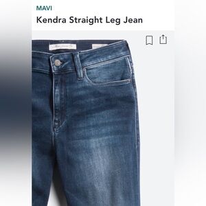 Mavi Kendra Straight Leg Jeans